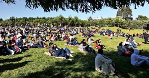 Ambiente relaxado e tranquilo é uma das imagens de marca do festival