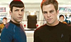 Zachary Quinto e Chris Pine voltam a interpretar os papéis de Spock e Kirk