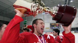 Canadá venceu o Ivan Hlinka Memorial. (Foto de arquivo. AP Photo/CTK, Vaclav Salek)