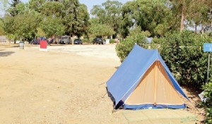 Parque de campismo a menos de metade da ocupação