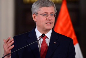 O primeiro-ministro Stephen Harper. The Canadian Press / Sean Kilpatrick