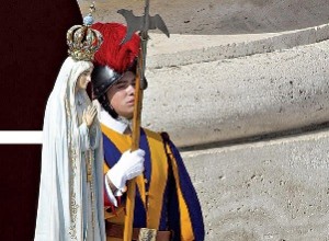  300 mil pessoas veneraram, na Praça de S. Pedro, a imagem original da Senhora de Fátima, que já regressou a Portugal (Foto de Cláudio Peri/EPA)