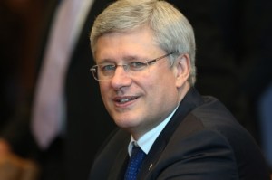 O primeiro-ministro Stephen Harper. GETTY IMAGES / WireImage / John Berry