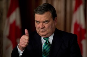 O ministro das Finanças, Jim Flaherty, nesta foto de arquivo. THE CANADIAN PRESS/Adrian Wyld