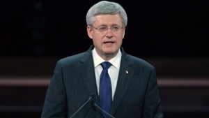 O primeiro-ministro Stephen Harper durante a Cimeira União Europeia-Canadá, em Toronto. Foto de arquivo. Divulgação / PMO