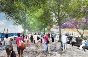 O projeto vencedor para o Jack Layton Ferry Terminal e Harbour Square