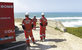 Cadáver foi encontrado na praia da Aguda, em Sintra