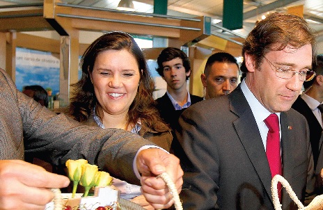 Passos Coelho e Assunção Cristas visitaram ontem a Feira Nacional da Agricultura em Santarém