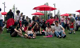 Famílias comemoram o Dia do Canadá na Canada Square - 1 de julho de 2013. (CityNews)