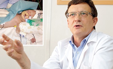Cirurgião Rui Anjos liderou a equipa que operou com sucesso a pequena Matilde, no hospital de Santa Cruz