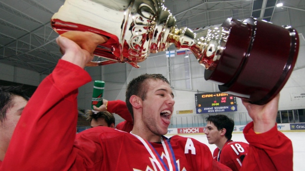 Canadá venceu o Ivan Hlinka Memorial. (AP Photo/CTK, Vaclav Salek)