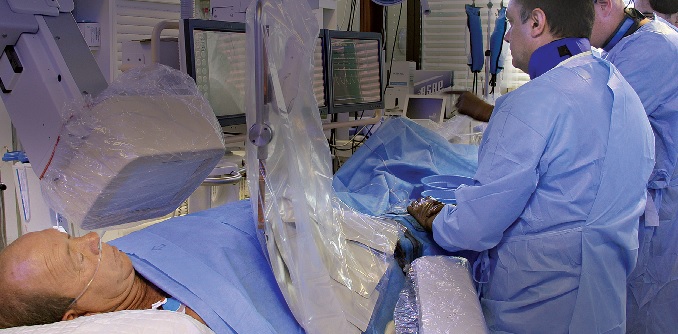 Técnica foi feita no Laboratório de Hemodinâmica do Santo António