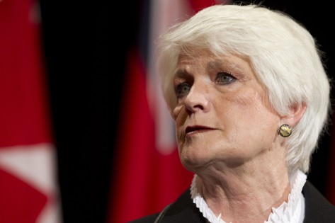 A ministra da Educação do Ontário, Liz Sandals. The Canadian Press / The Globe and Mail / Peter Power