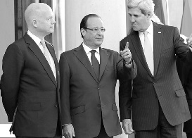 Hague, Hollande e Kerry querem resolução firme da ONU