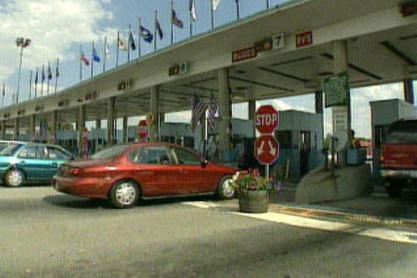 Foto de arquivo de passagem em fronteira. CityNews.