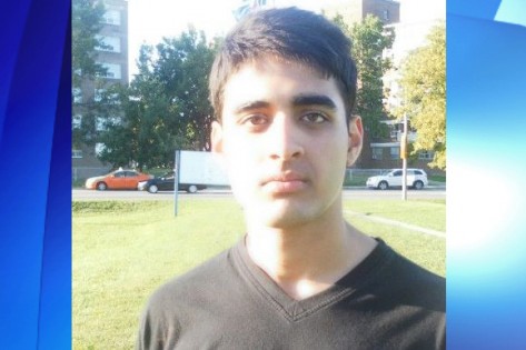 Rameez Khalid, 19, morreu após ser esfaqueado na manhã de domingo, perto das ruas Richmond e York, 7 de outubro de 2013. TORONTO POLICE SERVICES/Handout ...