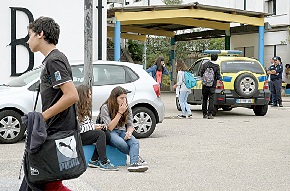 INEM foi chamado para prestar apoio às vítimas do ataque (Foto de Vítor N. Garcia)