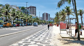 Ruas da capital carioca são constantemente monitorizadas (Foto Direitos Reservados)