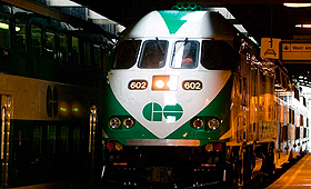 Uma estação da GO Transit, em Georgetown, Ontário. (THE CANADIAN PRESS/Stephen C. Host)