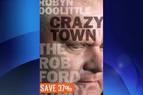 A capa de 'Crazy Town: The Rob Ford Story' no website da Chapters / Indigo