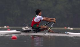 PEDRO FRAGA NA FINAL DOS MUNDIAIS DE REMO EM SKIFF LIGEIRO