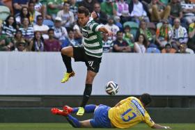 CÉDRIC FALHA RECEÇÃO DO SPORTING AO BELENENSES