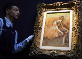 PINTURA DE DEGAS AVALIADA EM 6 MILHÕES DE EUROS ROUBADA EM CHIPRE