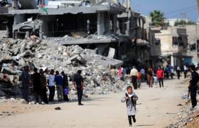 PALESTINIANOS PEDEM 4 MIL MILHÕES DE DÓLARES PARA A RECONSTRUÇÃO DE GAZA