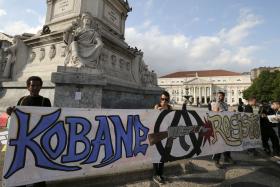 CIDADE SÍRIA DE KOBANE, ONDE VIVE O CORAÇÃO DE TUNAGUR, LEMBRADA EM LISBOA