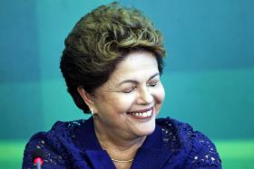 DILMA ROUSSEFF TOMA POSSE PARA SEGUNDO MANDATO COMO PRESIDENTE DO BRASIL