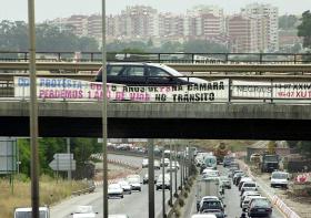 IC 19 CORTADO NA ZONA DA DAMAIA DEVIDO A ACIDENTE DE VIAÇÃO