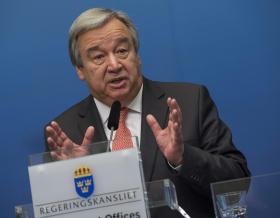 GUTERRES SUGERE SISTEMA DE QUOTAS NA UE PARA REPARTIR REFUGIADOS