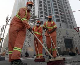 PELO MENOS SETE PESSOAS FICARAM FERIDAS NO INCÊNDIO EM ARRANHA-CÉUS DO DUBAI