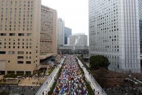 ATLETAS ETÍOPES DOMINAM MARATONA DE TÓQUIO