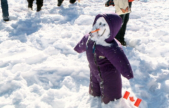 Em Otava constroem-se bonecos de neve para quebrar um recorde mundial