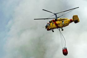 MAI GARANTE QUE HELICÓPTEROS PARADOS VÃO ESTAR DISPONÍVEIS PARA ÉPOCA DE FOGOS