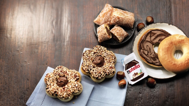 Produtos com Nutella vão estar disponíveis nas lojas em todo o Canadá, até 9 de junho (Tim Hortons)