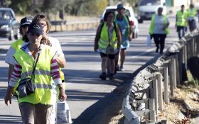 PEREGRINOS PEDEM BERMAS E MAIS GNR NO PERCURSO DE COIMBRA A POMBAL