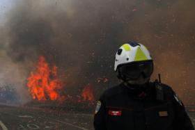 OPERACIONAIS A COMBATER FOGO EM VIANA DO CASTELO SOBE PARA 201