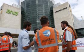 TRABALHADORES DA GROUNDFORCE FAZEM GREVE DIA 29 E 30 DE AGOSTO