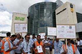 TRABALHADORES DA GRONDFORCE RATIFICARAM GREVE DE DOIS DIAS QUE COMEÇA ÀS 0:00 DE SÁBADO