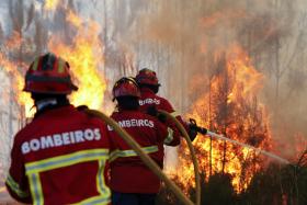 INCÊNDIO EM OURÉM AMEAÇA TRÊS ALDEIAS