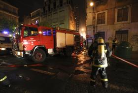 INCÊNDIO EM RESTAURANTE NA RUA AUGUSTA EM LISBOA