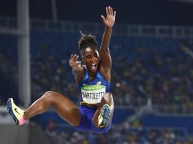 RIO2016: EUA FAZEM ‘DOBRADINHA’ NO COMPRIMENTO, COM BARTOLETTA E REESE