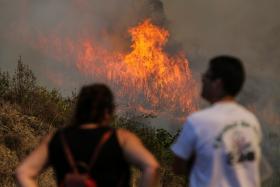 QUATRO ALDEIAS EVACUADAS EM ABRANTES, ARDEU UMA CASA DE PRIMEIRA HABITAÇÃO