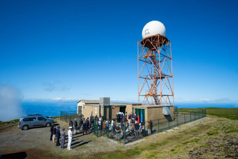 PRIMEIRO RADAR METEOROLÓGICO PORTUGUÊS NOS AÇORES INAUGURADO HOJE NA TERCEIRA