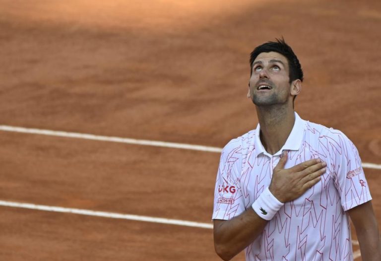 NOVAK DJOKOVIC E DIEGO SCHWARTZMAN NA FINAL DO ATP MASTERS 1000 DE ROMA