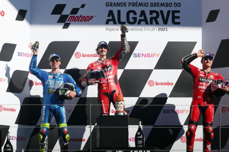 MotoGP/Portugal. Bagnaia “muito feliz” com vitória numa das suas melhores corridas do Mundial