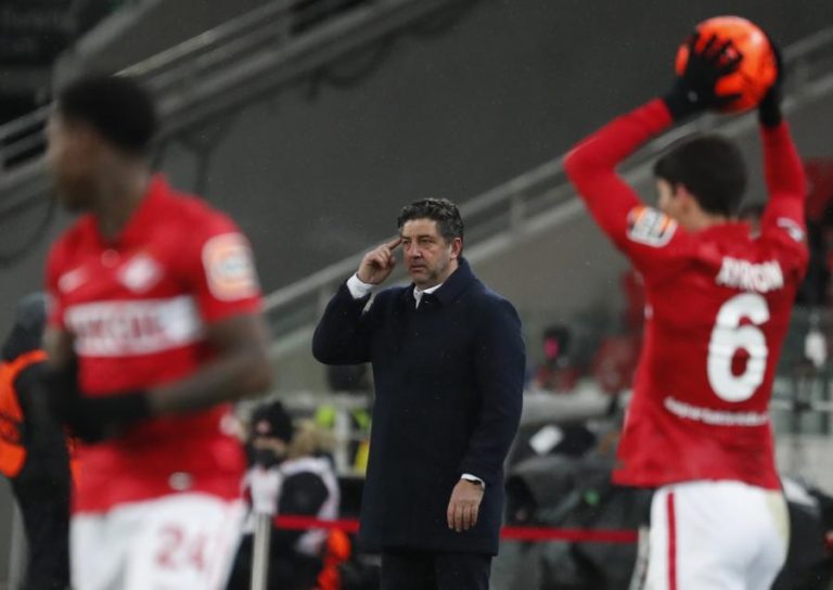 Spartak Moscovo de Rui Vitória continua sem vencer no campeonato russo