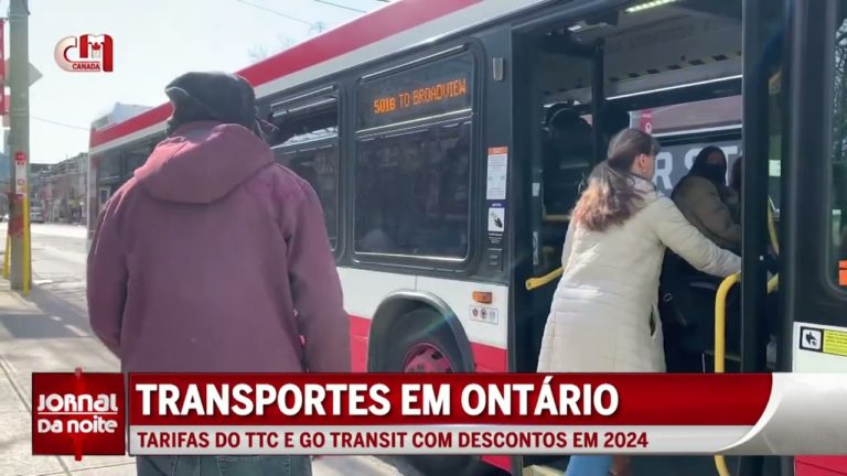 Transportes em Ontário: Tarifas do TTC e Go Transit com descontos em 2024